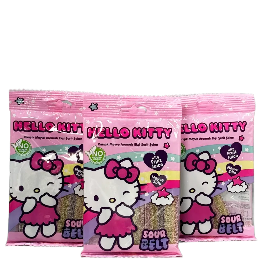 پاستیل کیتی نواری ترش